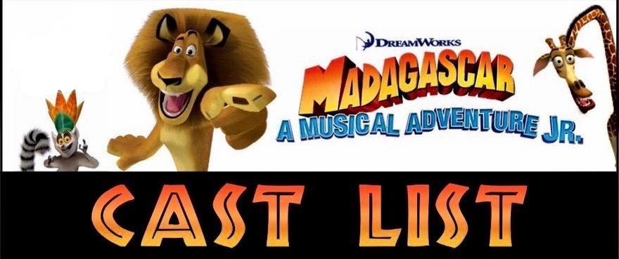 Madagascar Jr Cast List